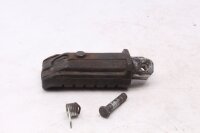 Front right footrest, drivers rubber pad, holder, pin Honda CBX 650 RC13 83-87