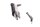 Front right footrest rubber pedal pad Honda CBR 1100 XX Blackbird SC35 97-98