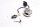 Ignition lock lock set, fuel tank lock Honda CBR 1100 XX Blackbird SC35 97-98
