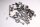 Screw set fairing frame Kawasaki ER 5 Twister ER500A/B-D 01-06
