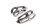 Kettingspanner, achterbrug, linksachter Honda CBR 1100 XX Blackbird SC35 97-98