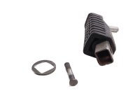 Front right footrest, drivers side, rubber Kawasaki ER 5 Twister ER500A/B-D 01-06