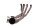 Exhaust manifold, exhaust pipe, silencer connection BMW K 1300 S K40 0508 09-15