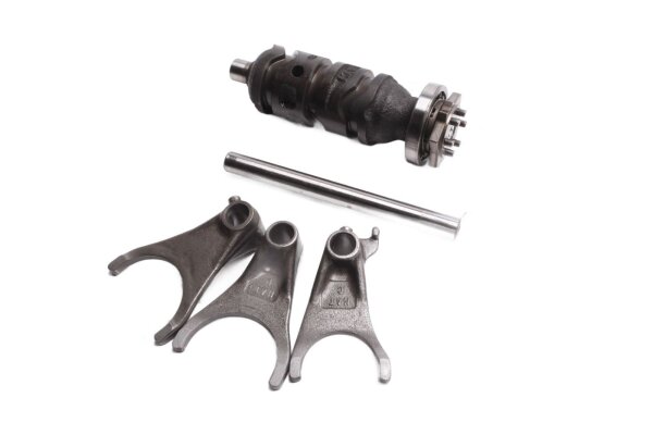 Shift drum, shift forks, gearbox Honda CBR 1100 XX Blackbird SC35 97-98