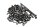 Schroevenset, bouten met schroefdraad, sluitringen Honda CB Seven Fifty RC42 92-03