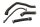 Coolant hose set, radiator hose Triumph Sprint ST 1050 215NA 05-10