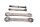 Spanstang, schokdemper, achterbrug, chassis, koppeling Kawasaki KLV 1000 KLV1000A 04-06
