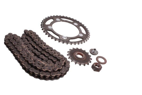 Chain kit, sprocket, chain drive set Kawasaki KLV 1000 KLV1000A 04-06