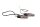 Front turn signal pair, left and right, clear glass, orange insert Derbi GPR 125 Nude 07-07