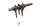 Gearskiftestangsaksel, skiftegaffel, gearskifte, transmission Honda CB Seven Fifty RC42 92-03