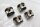 Pistons with piston rings, set of four cylinders Honda CB Seven Fifty RC42 92-03
