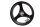 Hinterradfelge 3-Speichen Leichtmetallrad schwarz BMW K 1100 RS 0522 92-97