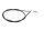 Chokerkabel, koldstartkabel, startkabel, gaskabel, karburator BMW K 1100 RS 0522 92-97