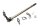 Gearshift shaft, gear linkage, gearshift lever Triumph Sprint ST 1050 215NA 05-10