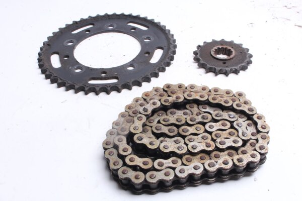 Kettenkit Antriebskette Ritzel Kettenrad Honda CBR 1100 XX Blackbird SC35 97-98