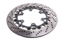 Front left drilled floating brake disc for BMW K 1100 RS 0522 92-97
