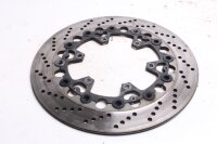 Front left drilled floating brake disc for BMW K 1100 RS 0522 92-97