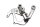 Footrest bracket support plate front left Triumph Sprint ST 1050 215NA 05-10