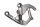 Footrest bracket support plate front left Triumph Sprint ST 1050 215NA 05-10