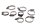 Slangklämmset, klämmor, fästskruvar BMW K 1100 RS 0522 92-97