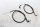 Throttle cable set, throttle valve cable, return cable Suzuki GSF 1200 Bandit WVA9 01-05