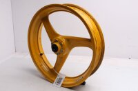 Front wheel rim 3 spokes yellow 17xMT3.50 front Honda CB 1000 Big One SC30 93-96