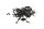 Skrueopsamling, holder, resterende dele Suzuki GSF 1200 Bandit WVA9 01-05
