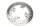 Bagbremseskive, boret rund Triumph Sprint ST 1050 215NA 05-10