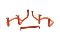 Crash bars, engine guard (orange) Kawasaki KLV 1000 KLV1000A 04-06