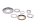 Triple clamp mounting kit (top) clamping nuts Kawasaki KLV 1000 KLV1000A 04-06