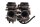 Dobbelt karburatorsystem Mikuni gasspjæld Ducati Monster Dark ZDM300AA 98-01