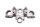 Upper fork bridge, steering head mount, Showa clamp BMW F 650 GS R13 0172 00-03