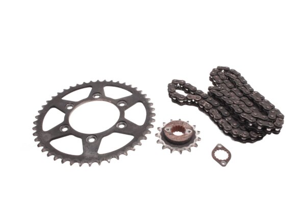 Chain kit, drive set, chain, sprocket, chainring Ducati Monster Dark ZDM300AA 98-01