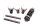 tambour de sélection, fourchettes de sélection, arbre, boîte de vitesses Kawasaki KLV 1000 KLV1000A 04-06