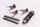 tambour de sélection, fourchettes de sélection, arbre, boîte de vitesses Kawasaki KLV 1000 KLV1000A 04-06