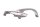 Handtagsskydd bakre höger, handtagslist BMW F 650 GS R13 0172 00-03