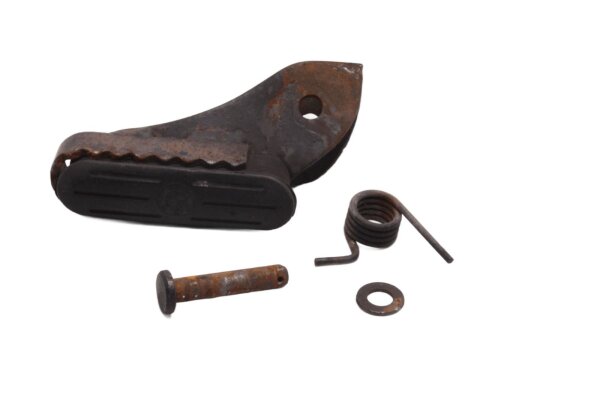 Front left drivers footrest, spring mount, BMW rubber BMW F 650 GS R13 0172 00-03
