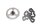 Timing chain drive sprocket sprocket Honda VTR 1000 F Fire Storm SC36 97-06