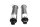 Rear left and right chrome strut set with tension strut Harley Davidson universell