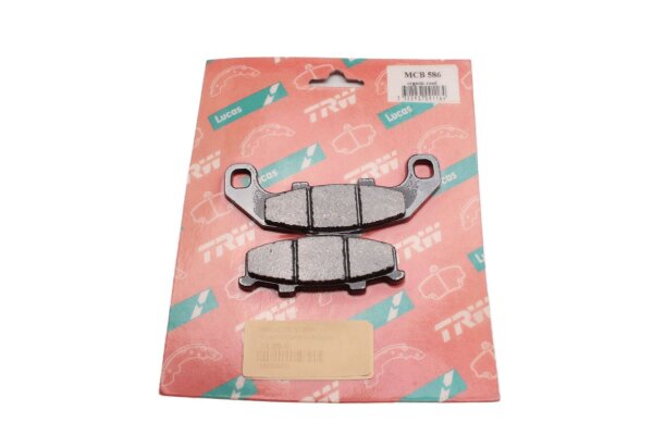 Brake pad set disc brake MCB 586 organic MCB 586 universal Zubehör