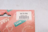 Brake pad set disc brake MCB 586 organic MCB 586 universal Zubehör
