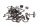 Motorschrauben Lager Motorblech Klemmen Satz Suzuki GSF 1200 Bandit GV75A 96-00