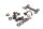 Topplocksbultar, muttrar, tätningsbrickor Suzuki GSF 1200 Bandit GV75A 96-00