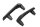 Handlebar grip protector left right rear Husqvarna Supermoto 701 701 SM 15-16