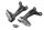 Passenger footrest system rear left right Kawasaki Z 650 Euro 4 ER650 17-19