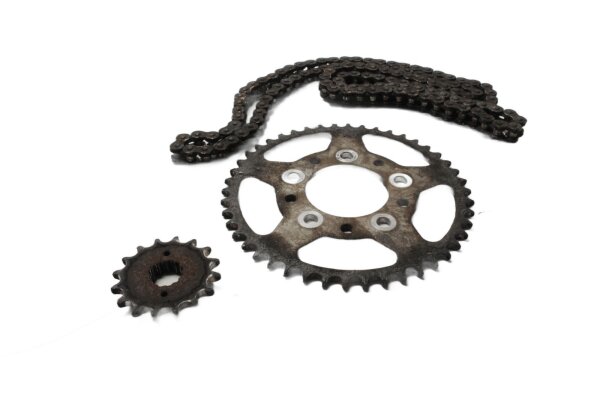 Kettenkit Ritzel Kettenrad Antriebskette Honda XRV 750 Africa Twin RD04 90-92