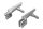 Vorne Fußrasten Satz Fahrer links rechts Raste Honda CB 750 Hornet 23-23