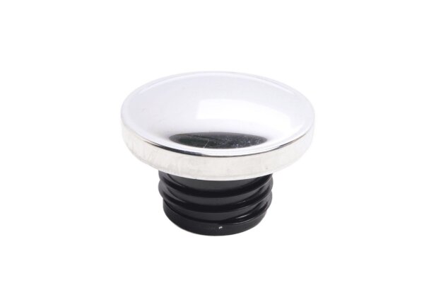 Lockable fuel tank cap, chrome threaded Harley Davidson universell