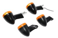 Clignotants noirs et orange avant arrière gauche droite Harley Davidson universell
