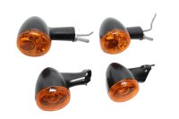 Clignotants noirs et orange avant arrière gauche droite Harley Davidson universell